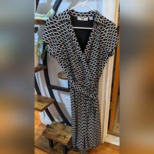 Collared Wrap Dress